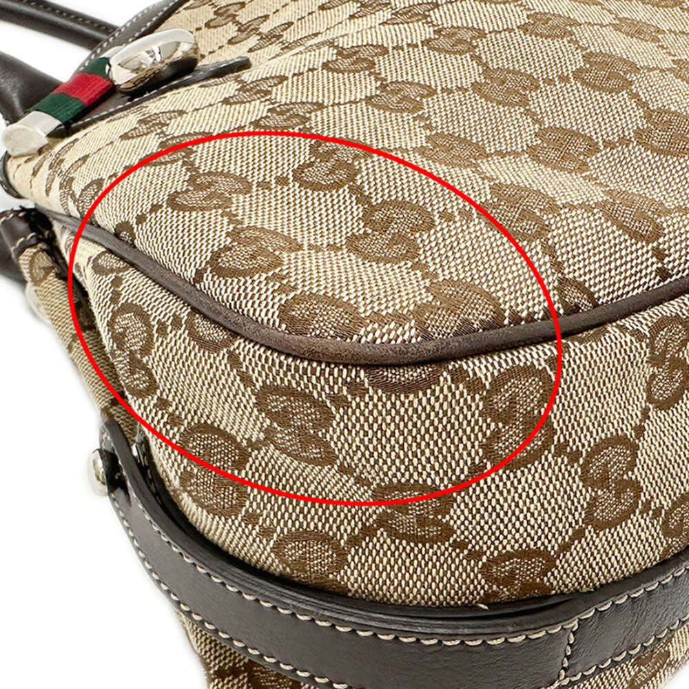 Gucci GUCCI Women's Handbag, Brand Tote Bag, GG Canvas, Sherry, Beige/Brown, ... - Picture 8 of 10
